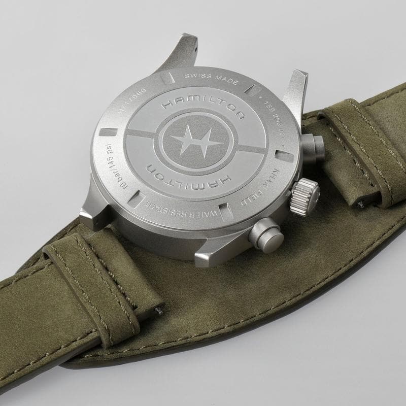 Khaki Field Auto Chrono Pelle-Orologi-HAMILTON- [SKU] -Gioielleria Granarelli