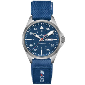 Khaki Aviation Pilot Day Date Auto - Air - Glaciers Edition-Orologi-HAMILTON-Gioielleria Granarelli