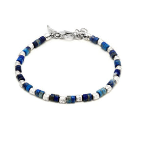 Bracciale Tango in Argento e Lapislazzuli-Bracciali-RASPINI-Gioielleria Granarelli