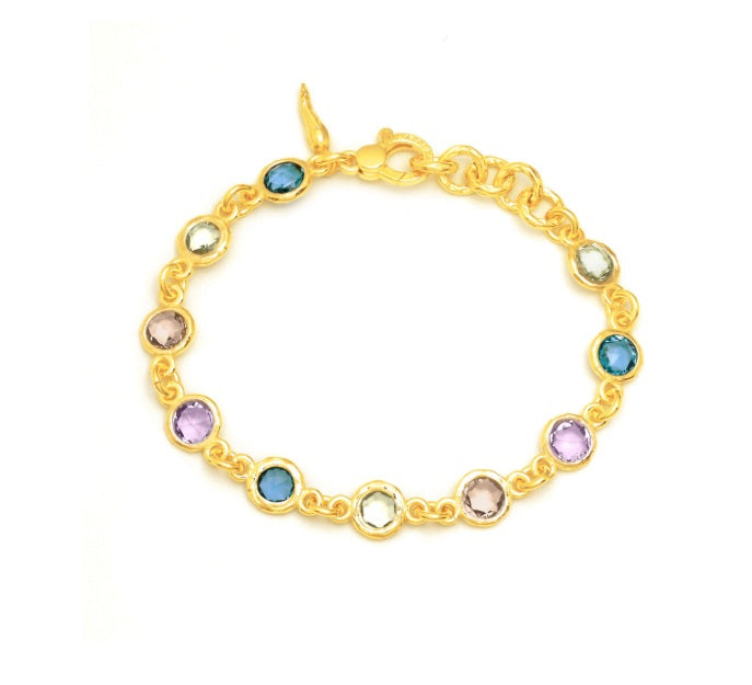 Bracciale Multi Loop Dorato cm. 19