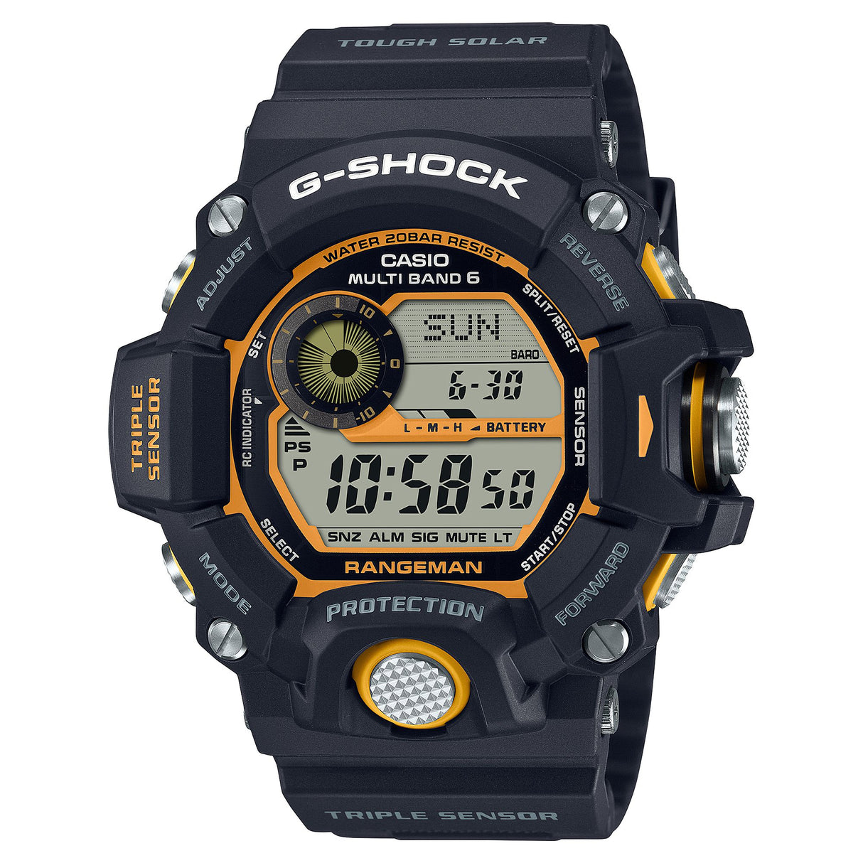 MASTER OF G YELLOW ACCENT SERIES GW-9400Y-1-Orologi-CASIO-Gioielleria Granarelli