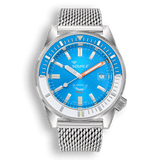 Matic Light Blue Mesh-Orologi-SQUALE-Gioielleria Granarelli