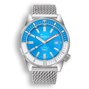 Matic Light Blue Mesh-Orologi-SQUALE-Gioielleria Granarelli