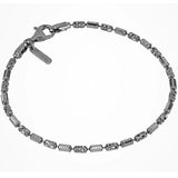 Bracciale in Argento Design Move Canna di Fucile