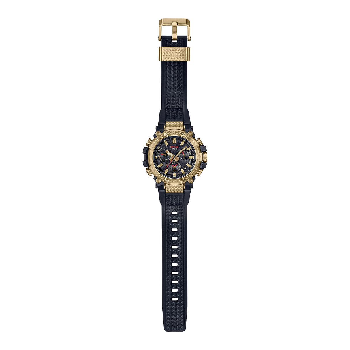 G-Shock MTG-B3000 Drago Dorato Cinturino Caucciù-Orologi-CASIO-Gioielleria Granarelli
