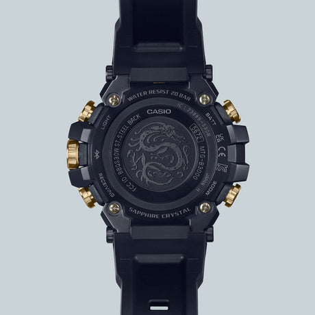 G-Shock MTG-B3000 Drago Dorato Cinturino Caucciù-Orologi-CASIO-Gioielleria Granarelli
