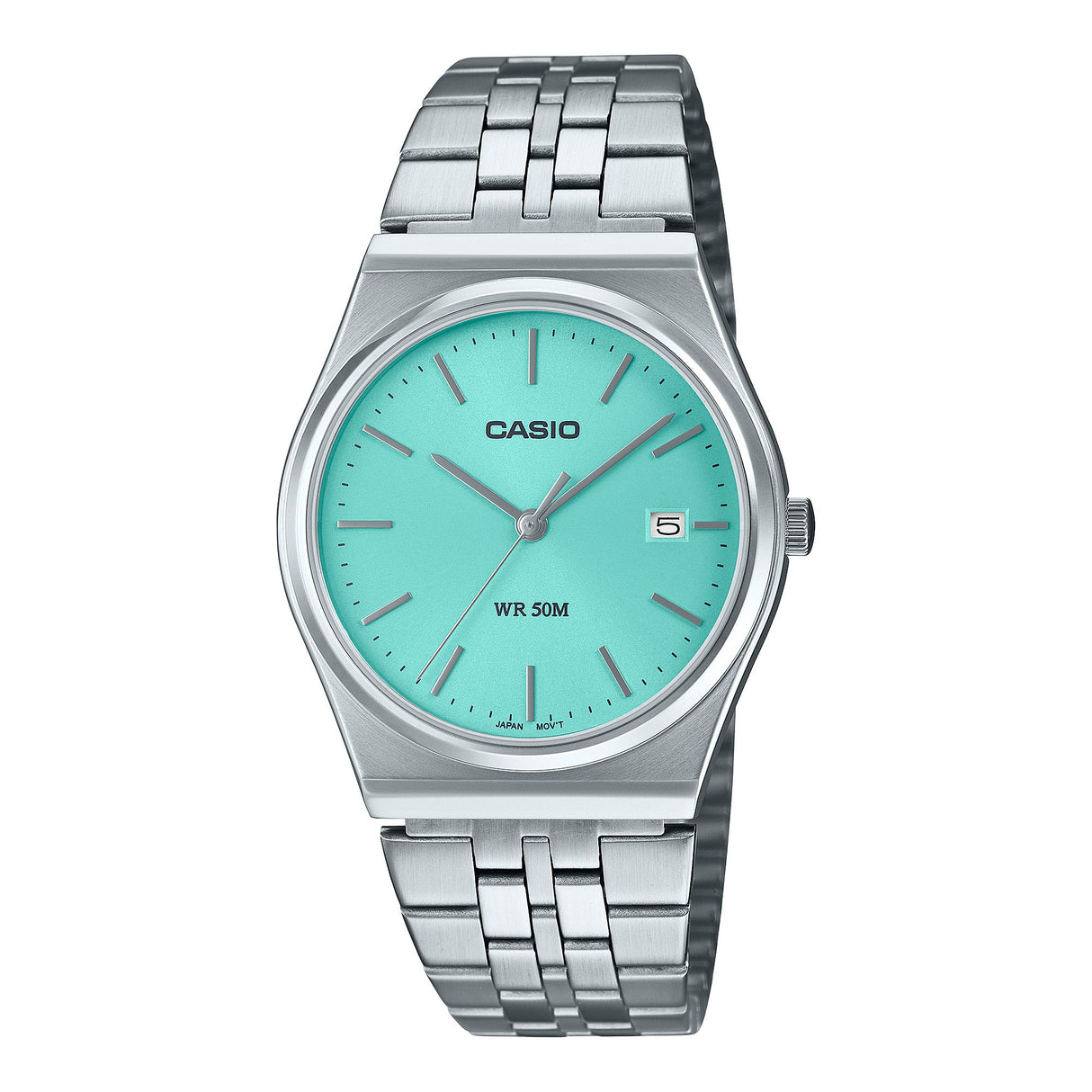 Casio Vintage Celeste Acciaio-Orologi-CASIO-Gioielleria Granarelli
