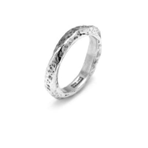 Anello Martellato in Argento-Anelli-RASPINI-Gioielleria Granarelli