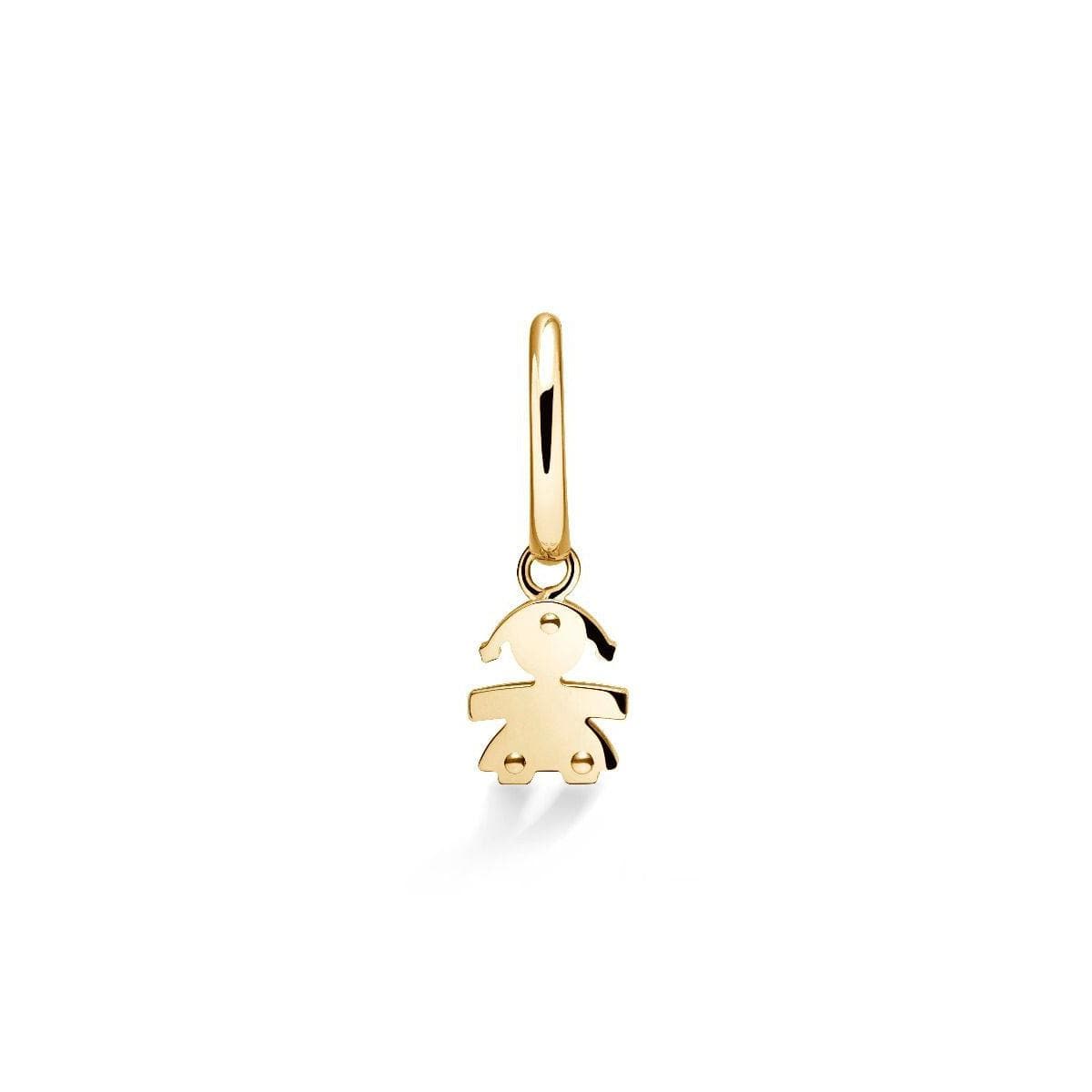 Mono Orecchino Boccola Bimba Oro Giallo-Orecchini-LE BEBE'- [SKU] -Gioielleria Granarelli