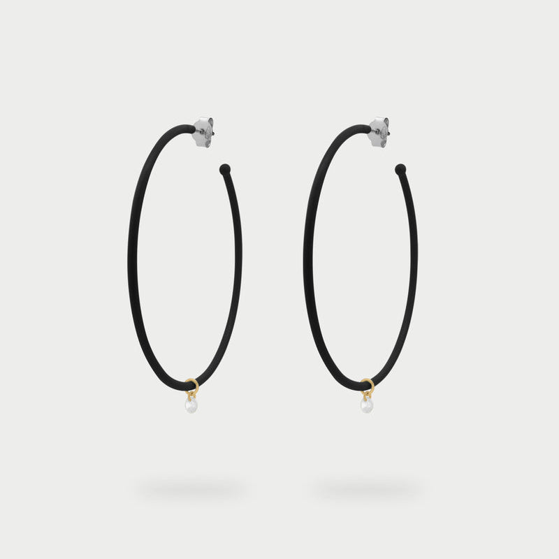Orecchini hoops big verniciati