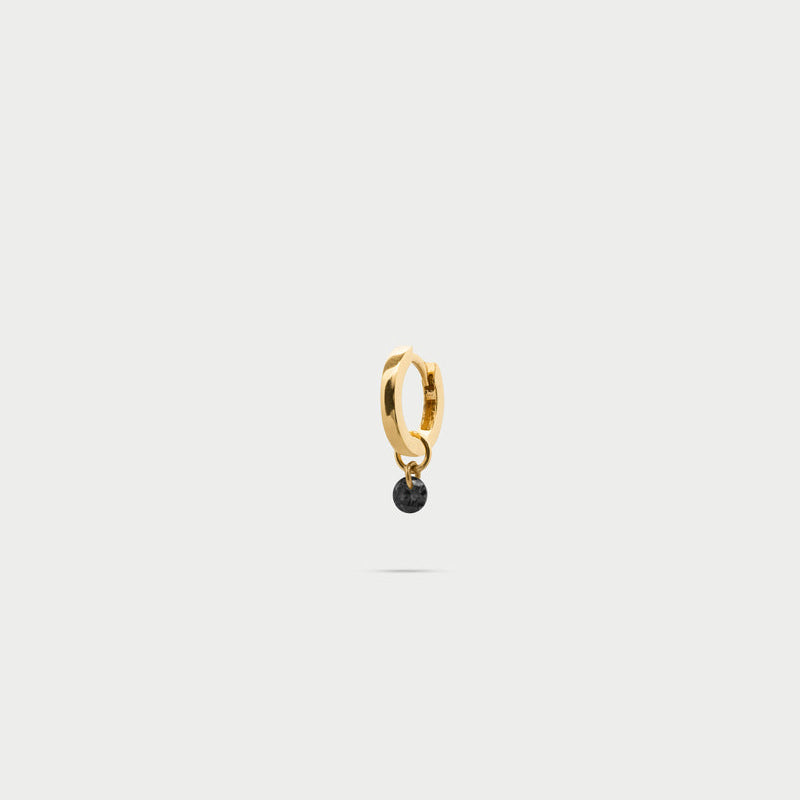 Mono Hoop mini con Zircone Nudo