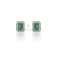 Orecchini Smeraldo taglio Smeraldo 1.27kt e Diamanti-Orecchini-GRANARELLI-Gioielleria Granarelli