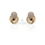 Orecchini Boule Diamanti in Oro Rosa