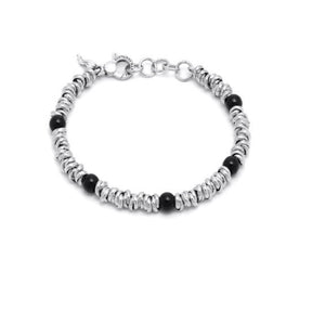 Bracciale Nodini in Argento e Onice-Bracciali-RASPINI-Gioielleria Granarelli
