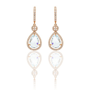 Orecchini Orecchini Acquamarina e Diamanti CRIVELLI