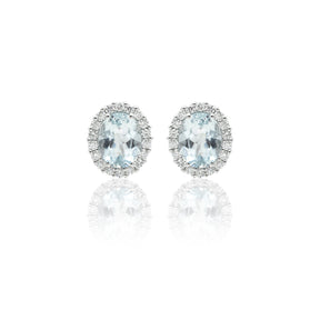 Orecchini Orecchini Acquamarina e Diamanti CRIVELLI