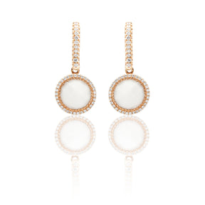 Orecchini Orecchini Agata Bianca e Diamanti CRIVELLI