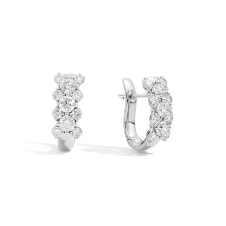 Orecchini Cerchio di diamanti 1.16kt in oro bianco-RECARLO-E01CM001/115-Gioielleria Granarelli