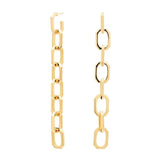 Orecchini Endless Signature Link Gold-Orecchini-PDPAOLA- [SKU] -Gioielleria Granarelli