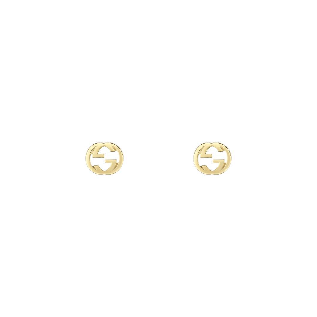 Orecchini Interlocking G oro giallo-Orecchini-GUCCI-Gioielleria Granarelli