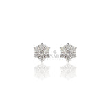 Orecchini Oro Bianco e Diamanti 0.55kt-CRIVELLI-005-bl103/7-Gioielleria Granarelli