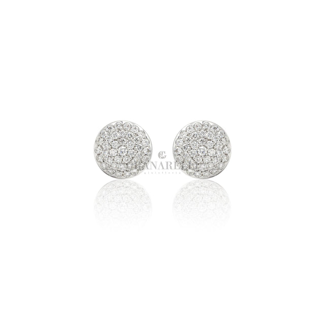 Orecchini Pavé Oro Bianco-Orecchini-CRIVELLI-Gioielleria Granarelli