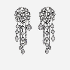 Orecchini Pendenti con Pietra Cristallo-Orecchini-MARIA E LUISA JEWELS-Gioielleria Granarelli