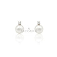orecchini Perla con diamante Ø 7-7.5 mm AKOYA-Orecchini-GRANARELLI-Gioielleria Granarelli