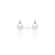 Orecchini Perla con diamante Ø 8/8,5 mm AKOYA-Orecchini-GRANARELLI-Gioielleria Granarelli