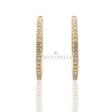 Orecchini cerchi Diamanti 0.80kt in Oro Giallo-GioGio-OR04-41281-080G-Gioielleria Granarelli