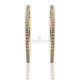 Orecchini cerchi Diamanti 1.16kt in Oro Giallo-Orecchini-GRANARELLI-Gioielleria Granarelli