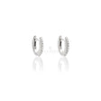 Orecchini cerchi in Oro Bianco e Diamanti-Orecchini-CRIVELLI- [SKU] -Gioielleria Granarelli