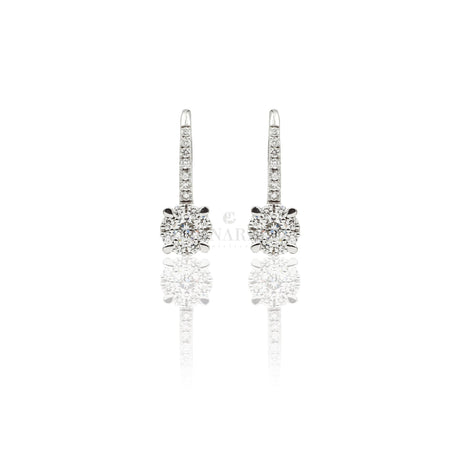 Orecchini Orecchini con Diamanti in Oro Bianco CRIVELLI