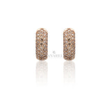 Orecchini pavé Diamanti Brown in Oro Rosa-CRIVELLI-234-3155-Gioielleria Granarelli