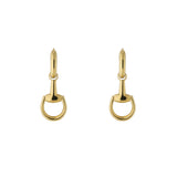 Orecchini Horsebit Pendenti in Oro Giallo-Orecchini-GUCCI-Gioielleria Granarelli