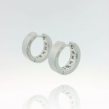 Orecchini Cerchio Diamanti 1.00ct Oro Bianco