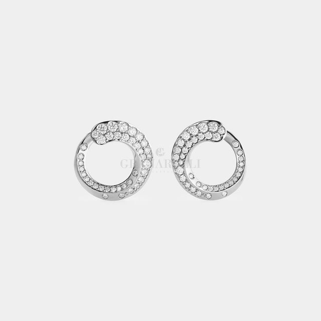 Orecchino Like Oro Bianco Diamanti-Orecchini-CRIVELLI- [SKU] -Gioielleria Granarelli