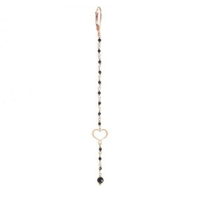 Orecchino Lungo Cuore Silhouette e Spinelli-Orecchini-MAMAN ET SOPHIE- [SKU] -Gioielleria Granarelli