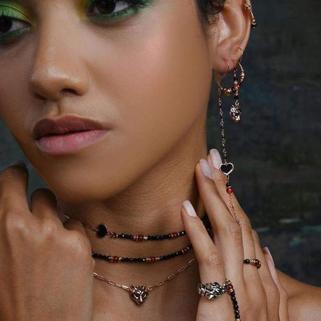 Gioielleria Granarelli Maman et Sophie Argento Orecchino Medio Sfere e Spinelli ORISF22TS