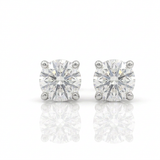 Orecchino Punto Luce Castone calice 1.12kt GIA