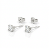 Orecchino Punto Luce Castone calice 1.12kt GIA