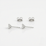 Orecchino Punto Luce Castone calice 1.12kt GIA