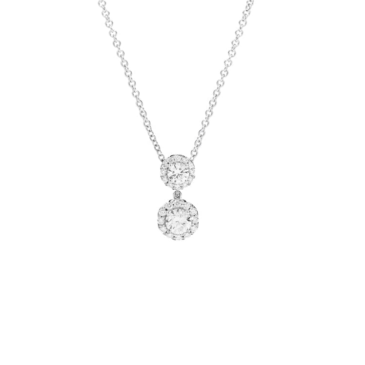 Girocollo Contorno Diamanti 0,17