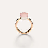 Anello Nudo Classic, Quarzo rosa-Anelli-POMELLATO-Gioielleria Granarelli