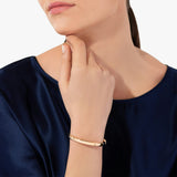 Bracciale Bangle Iconica in Oro Rosa
