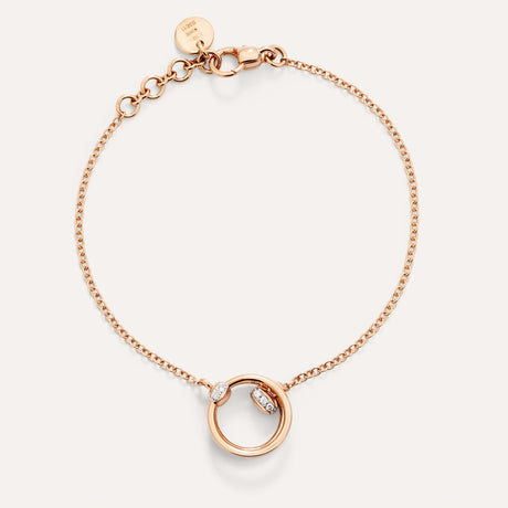 Bracciale Together Oro Rosa e Diamanti-Bracciali-POMELLATO-Gioielleria Granarelli