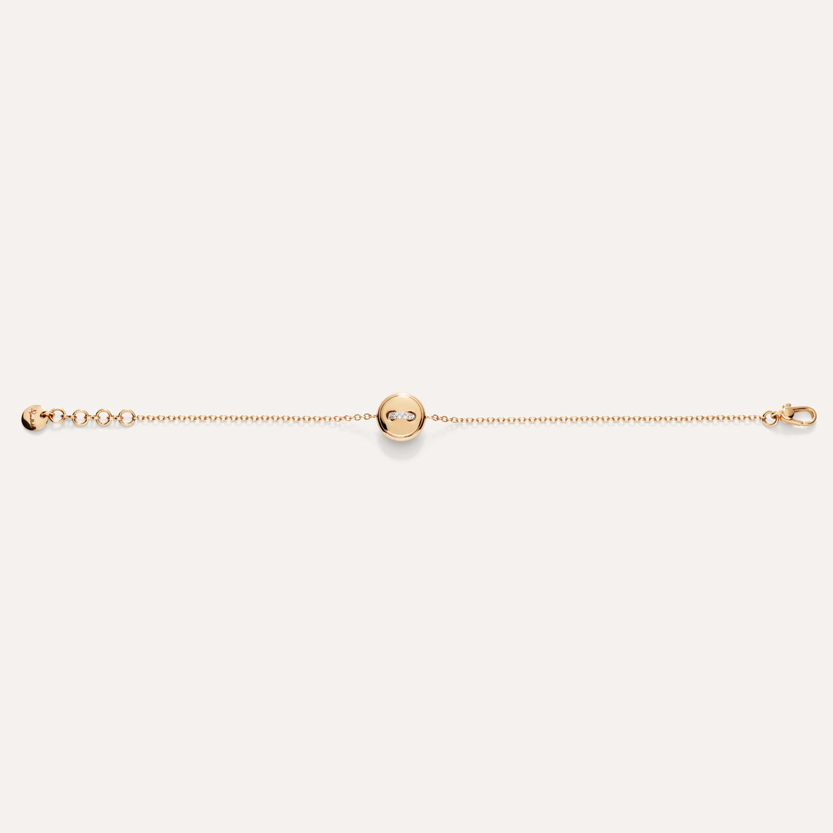 Bracciale Pom Pom Dot Oro Rosa, Turchese e Diamanti-Bracciali-POMELLATO-Gioielleria Granarelli
