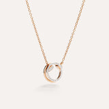 Collana Pendente Together Oro Rosa e Diamanti-Girocolli-POMELLATO-Gioielleria Granarelli