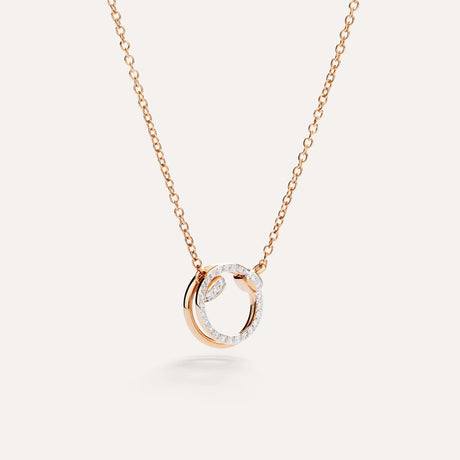 Collana Pendente Together Oro Rosa e Diamanti-Girocolli-POMELLATO-Gioielleria Granarelli