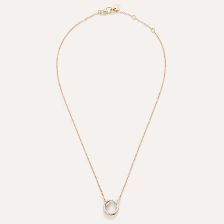 Collana Pendente Together Oro Rosa e Diamanti-Girocolli-POMELLATO-Gioielleria Granarelli